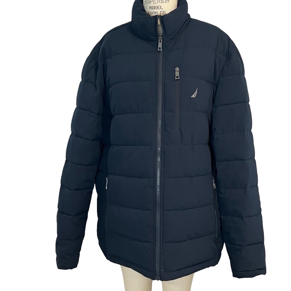 Women's Nautica Water & Wind Resistant Navy Blue Winter Jacket - Size XL